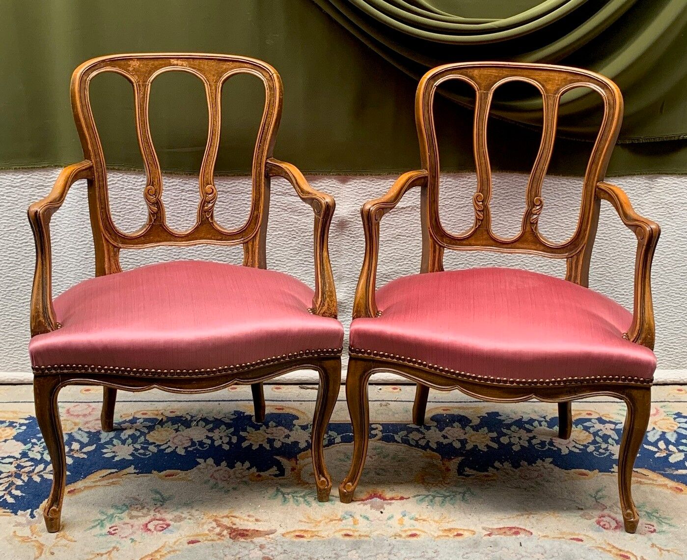 Pair of Louis XV armchairs