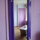 Large Venetian-style purple Italian mirror