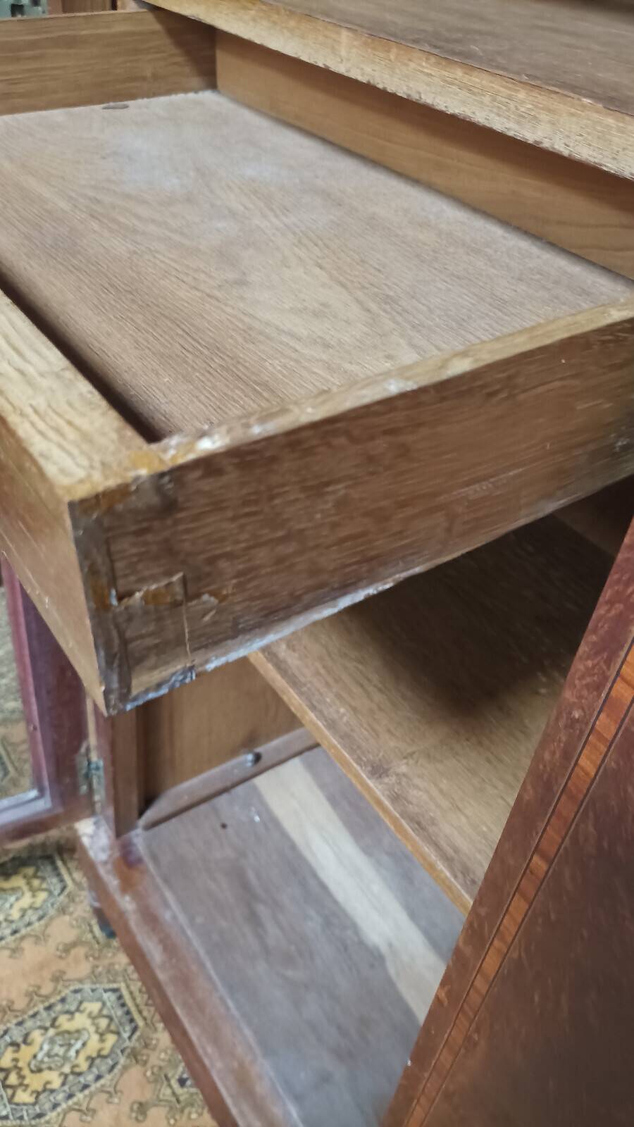 Louis XVI library in thuya burl wood