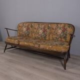 VINTAGE WOODEN SOFA FROM THE 1960S DESIGNED BY L. ERCOLANI FOR ERCOL