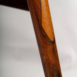 Danish Design Rosewood Reupholstered Z-chair by Kai Kristiansen, set of 4