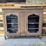 Antique oak dresser - sandblasted
