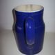 Old blue ceramic Digoin pitcher