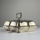 Antique silver-plated serving dish from Sheffield, early 20th century, England.