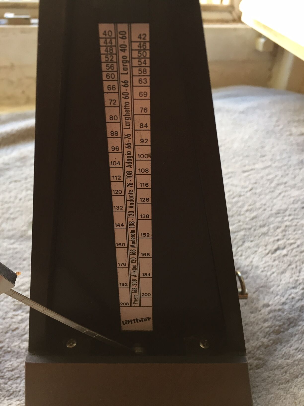 Former Tweetner metronome 60s/70s
