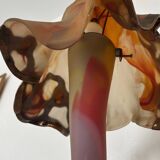 Mushroom-shaped glass paste lamp