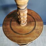 Wooden floor lamp