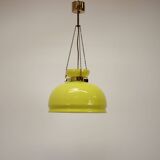 1970's Glass Chandelier, Czechoslovakia