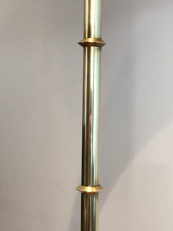 Lampadaire de parquet en laiton