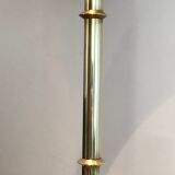 Brass floor lamp