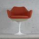 Tulip swivel armchair, Signed Knoll, Eero Saarinen, USA, circa 1960.