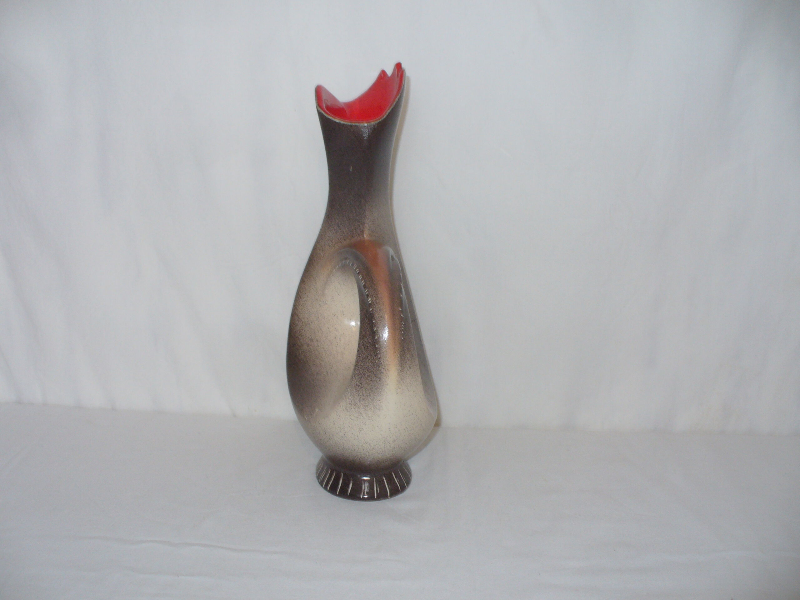 Vase coq Bruno Dose des années 60
