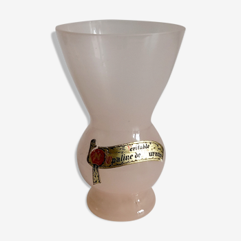 Small vase in opaline of Murano