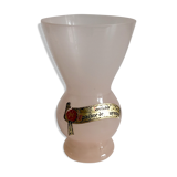 Small vase in opaline of Murano