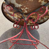 Scrolled garden table