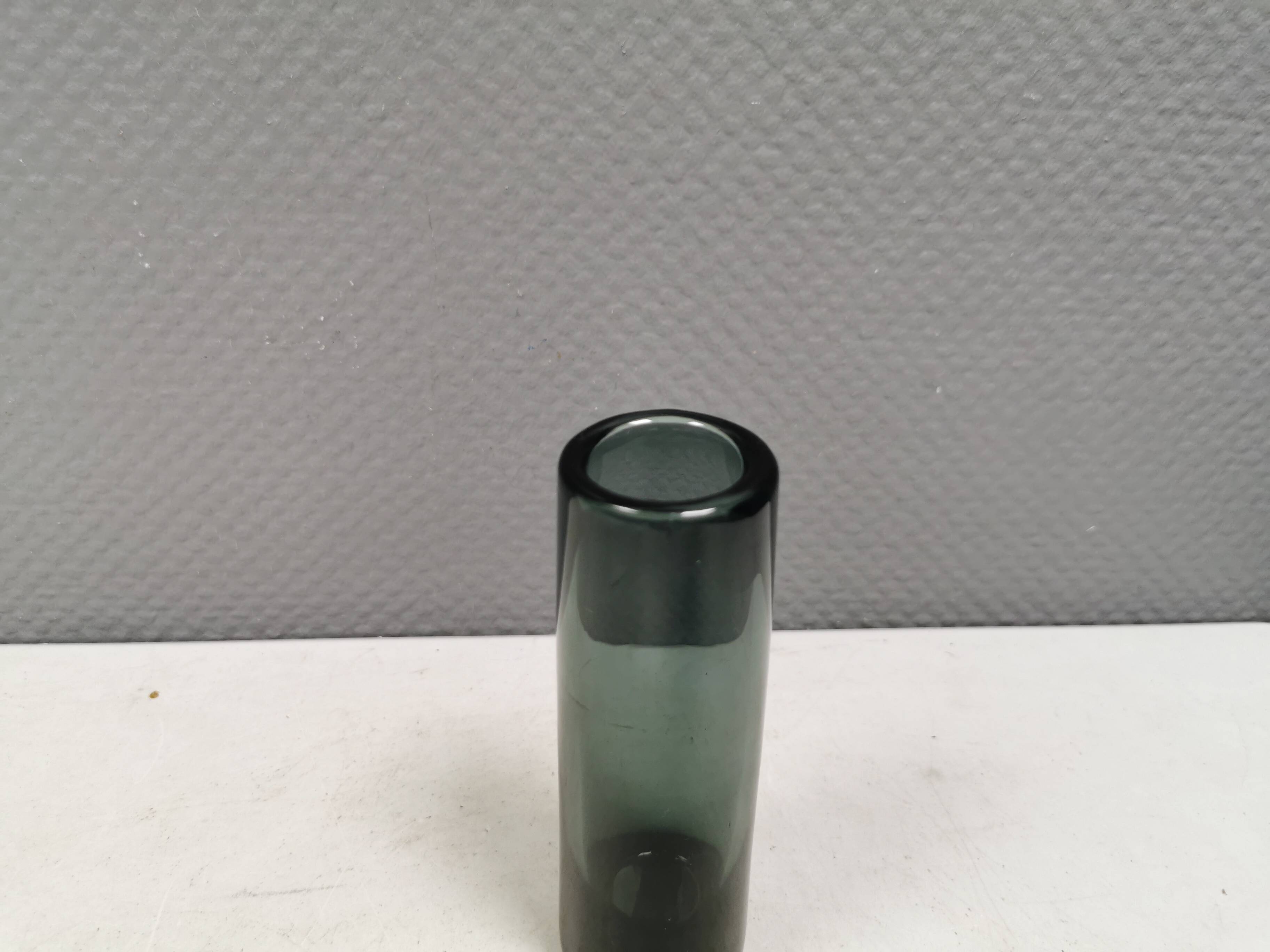 Vase in a ‘smoked’ colour by Per Lütken for Holmegård, 1960, Denmark