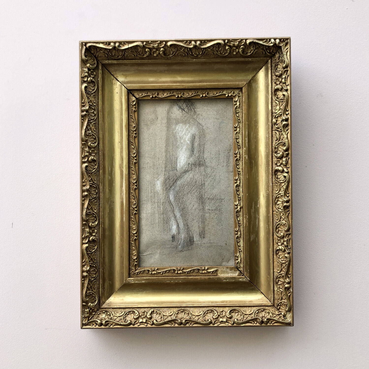 Drawing 30s "The seated woman"