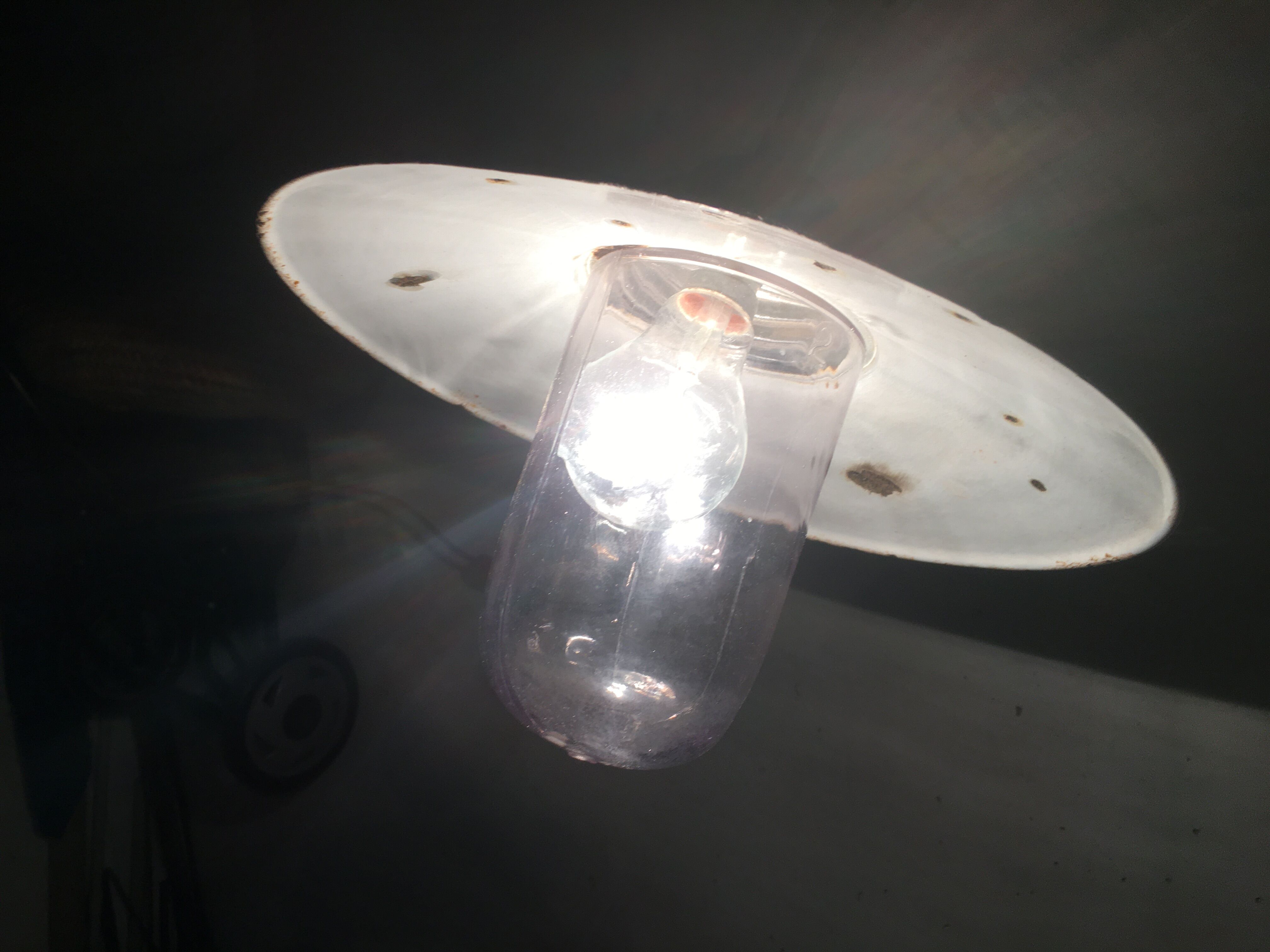 50s bowler sconce
