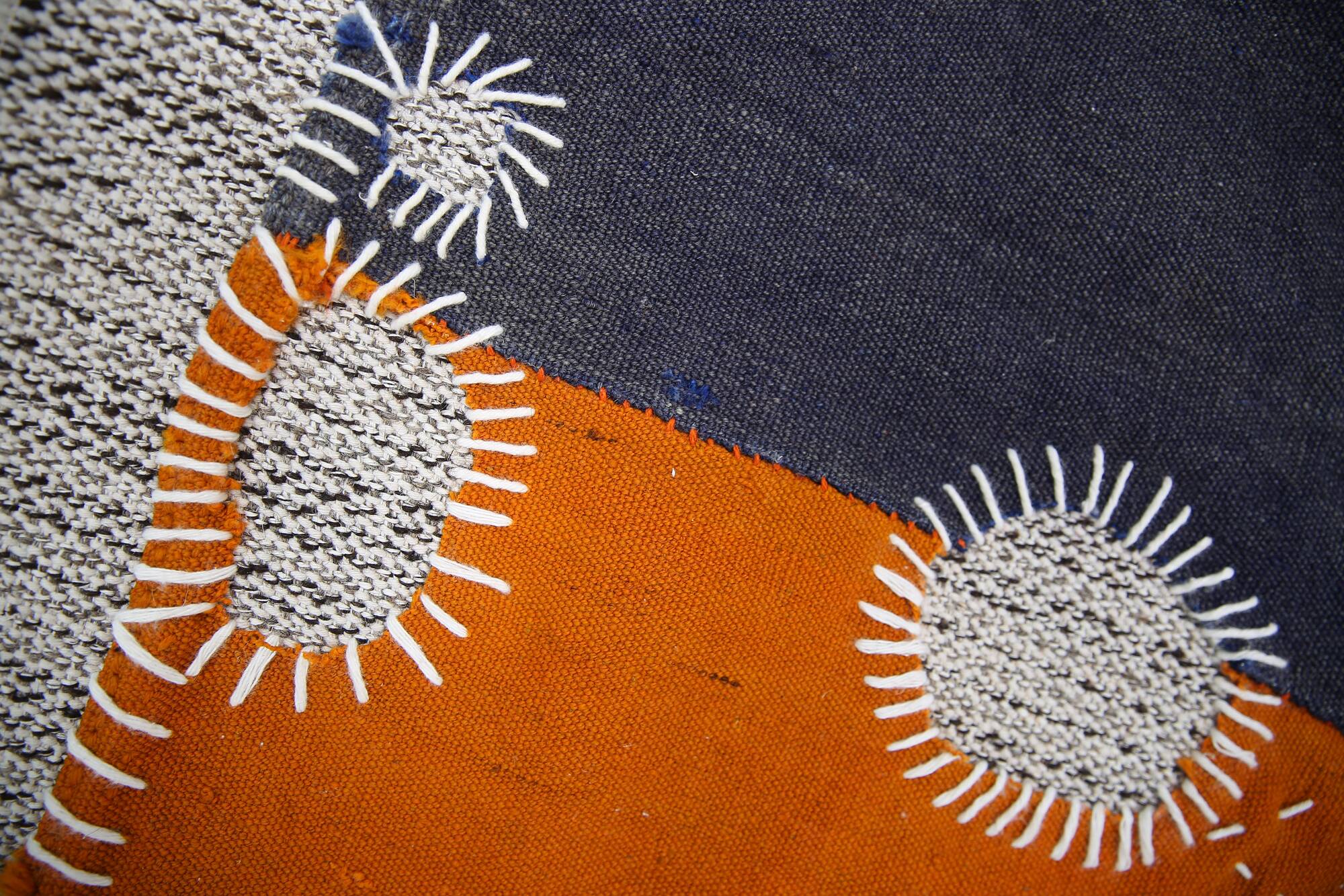 Vintage Anatolian Wall Tapestry Rug, Wall Textile Art, 90x106 Cm