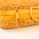 rectangular wicker suitcase