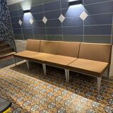 Ensemble vintage de 4 chauffeuses style Louis baillon planforms année 50