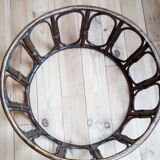 Pair of vintage rattan armchairs