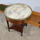 Mahogany Bouillotte Table, Louis XVI style – Late 19th century