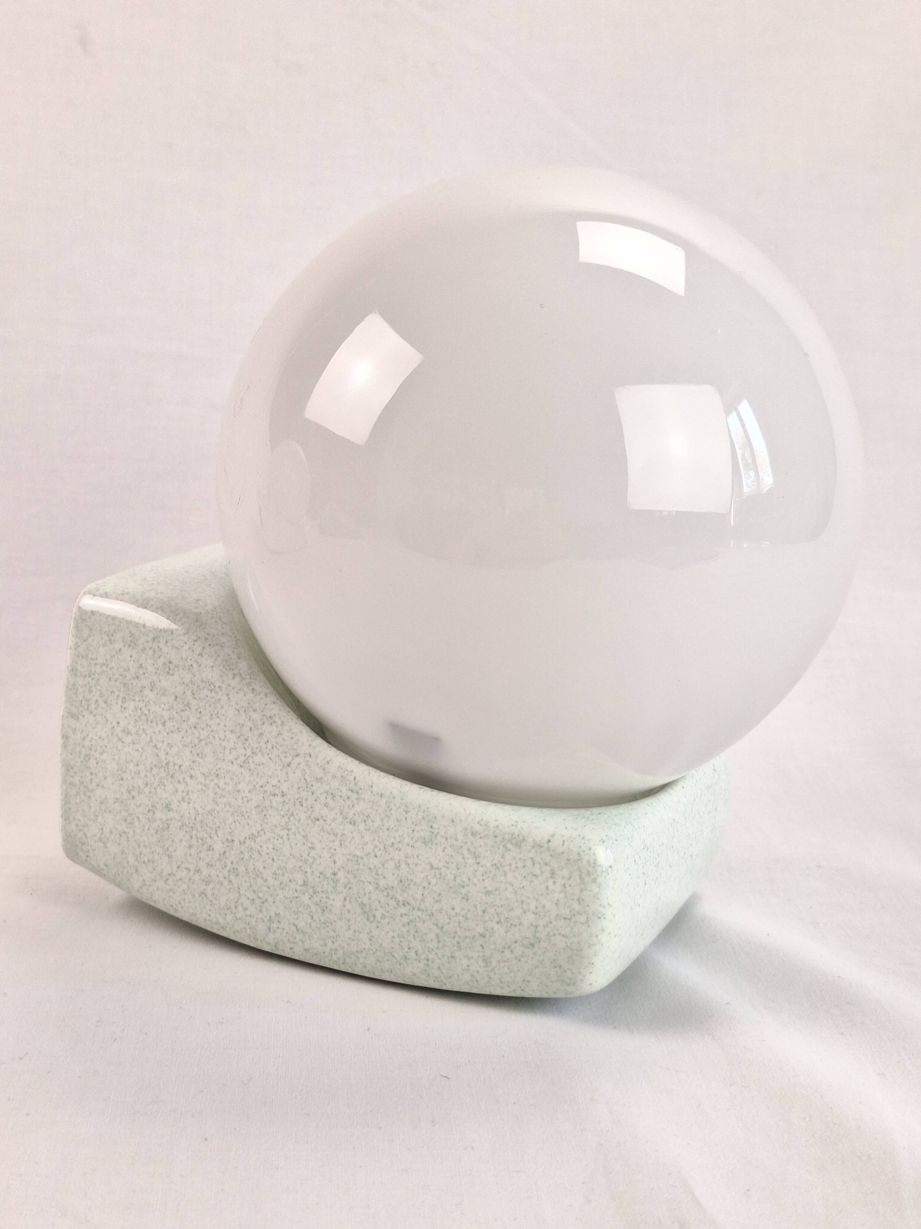 Pair of space age wall lights, art deco bathroom bedside night light