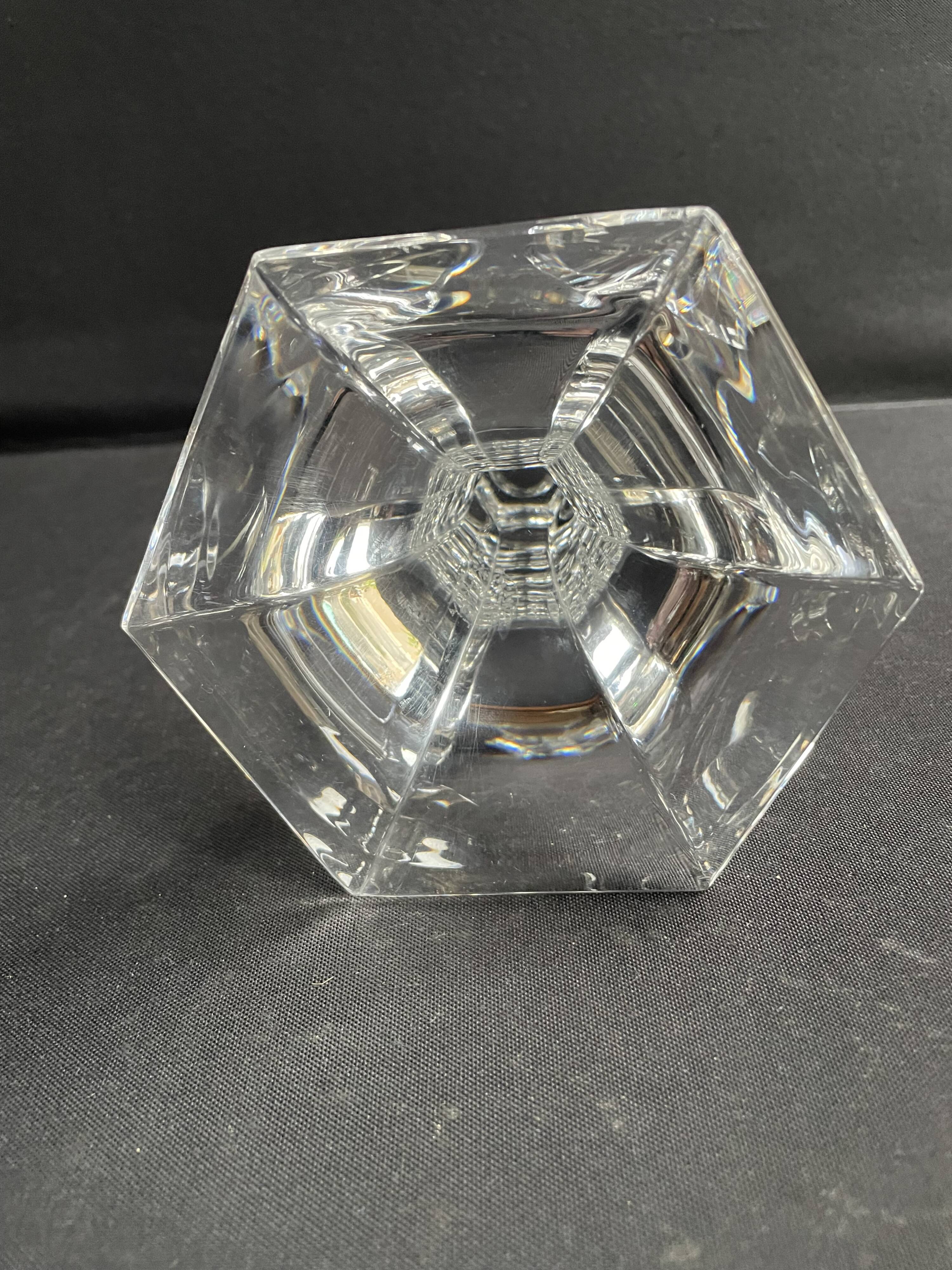 Pair of Saint Louis Vega candlesticks