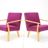 1960s Pair of Armchairs, Czechoslovakia