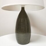 Enamelled stoneware table lamp, 1960