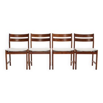 Ensemble de quatre chaises de salle à manger par Kurt Østervig pour KP Møbler Danemark années 1960