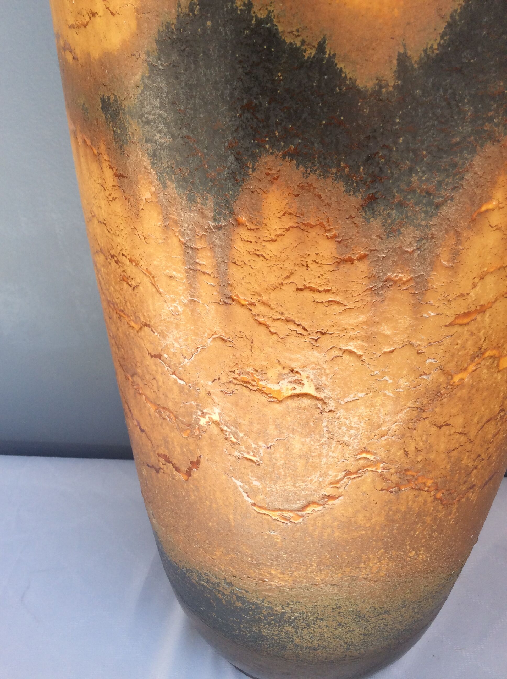 XXL West Germany ceramic vase, 1960s