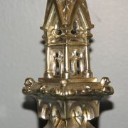 Rare pair of 19th century bronze candlesticks