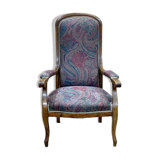 Voltaire armchair from the 1930s in walnut