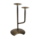 Brutalist style candlestick, czechoslovakia, 1960s