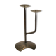 Brutalist style candlestick, czechoslovakia, 1960s