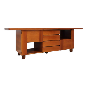 Vintage walnut sideboard Mobil Girgi 1970s