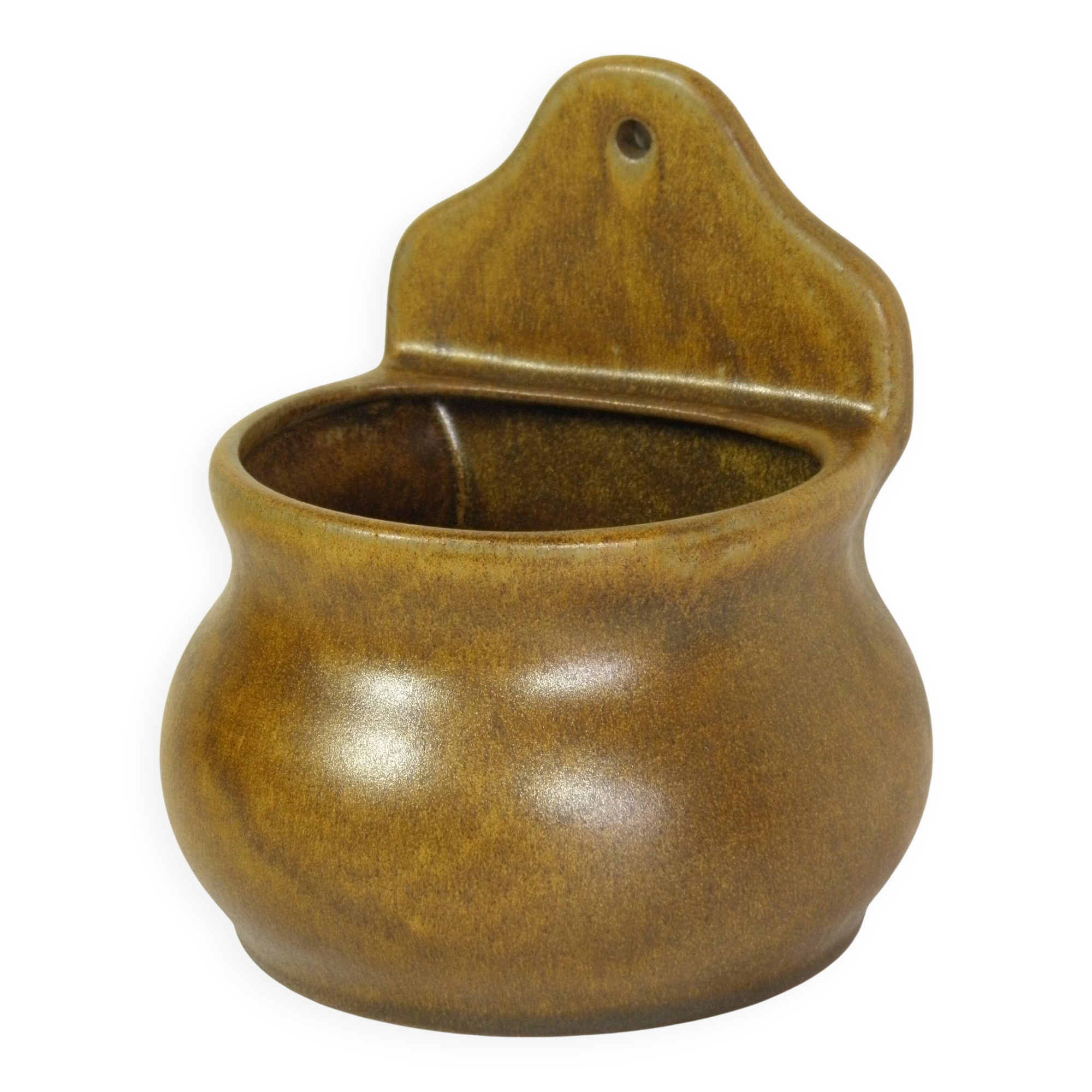 Stoneware salt dish from the 70s