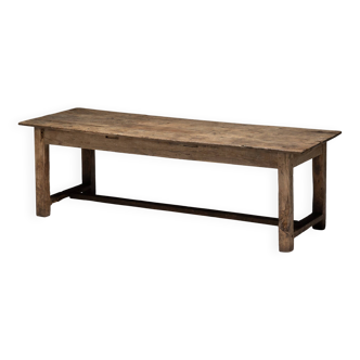 Rustic farmhouse dining table, France, 19th century