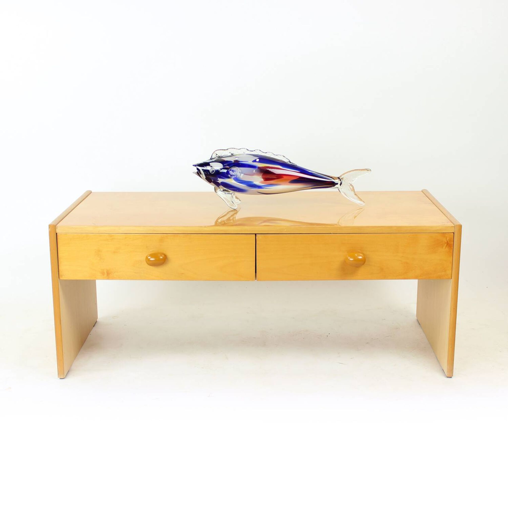 Vintage Vanity Table With Drawers By Up Zavody, Czechoslovakia 1980s