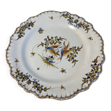 Moustier Earthenware Plate
