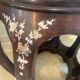 Tabouret incrustation nacré