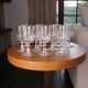 11 wine glasses, "Louvre" model, Cristal d'Arques