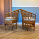 Bamboo armchairs