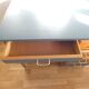 Bureau années 50 bleu nuit et sa chaise assortie