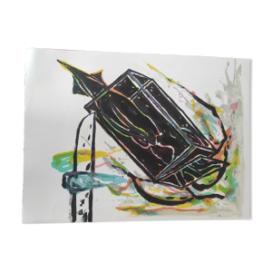 Lithographie par Jacques Poli