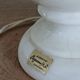 Globe lamp and alabaster base