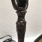 Ancienne lampe en plomb