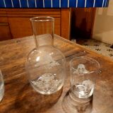 Set of 2 bedside carafes